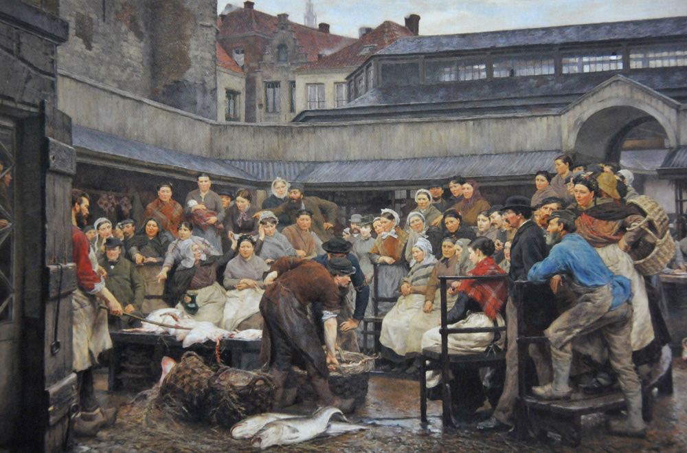 De oude vismijn - Edgard Farasyn 1882
