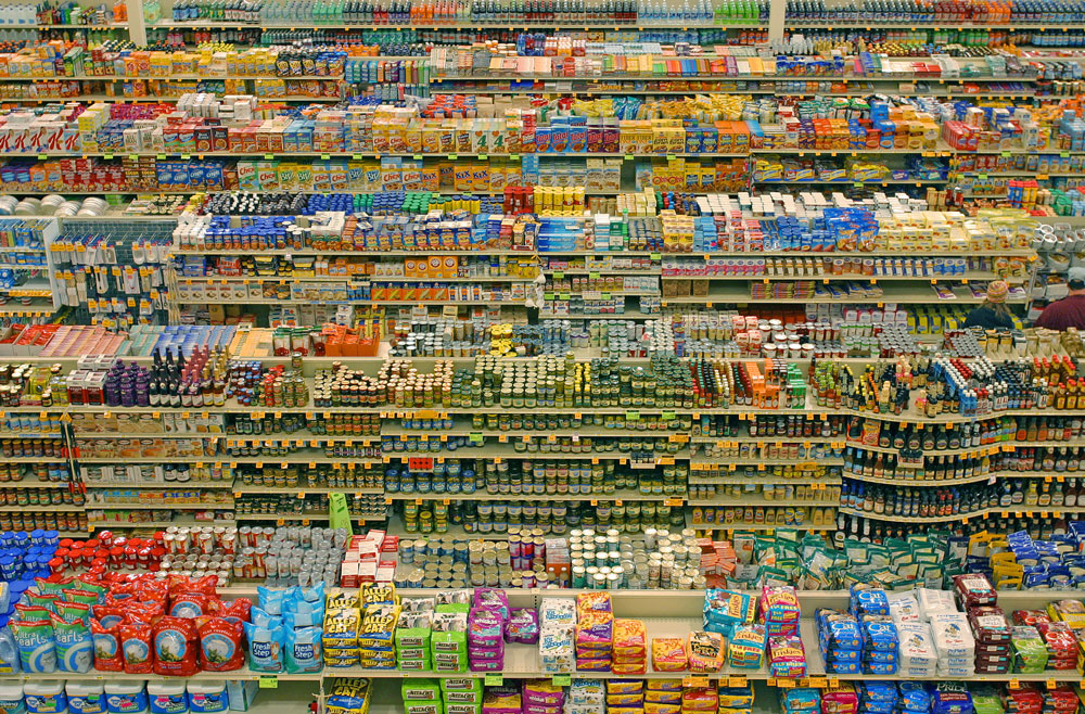 Diptych 99 cent store. Foto: Andreas Gursky